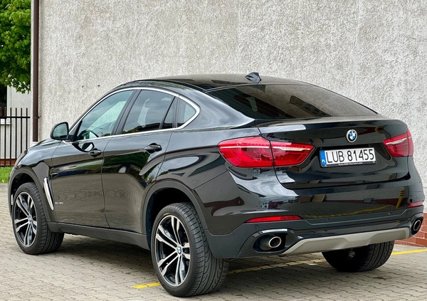 BMW X6 cena 125000 przebieg: 190821, rok produkcji 2015 z Lublin małe 277